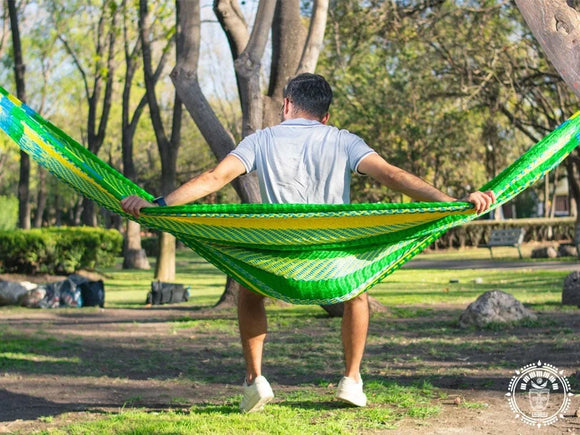 Hamac mexicain maya xxl  guacamaya