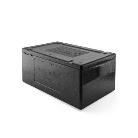 Conteneur isotherme pour le transport des aliments 45L NOIR - clicktofournisseur.com