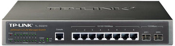 TP-LINK TL-SG3210 Gigabit Ethernet L2 géré (10/100/1000) Power over Ethernet (PoE) Noir