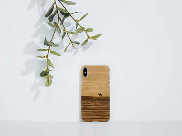 Coque pour smartphone MAN&WOOD iPhone XS Max Terra White