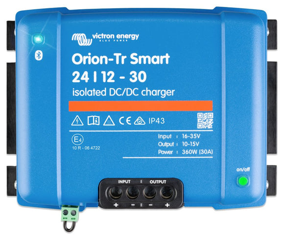 Chargeur isolé CC-CC Victron Energy Orion-Tr Smart 24/12-30 A
