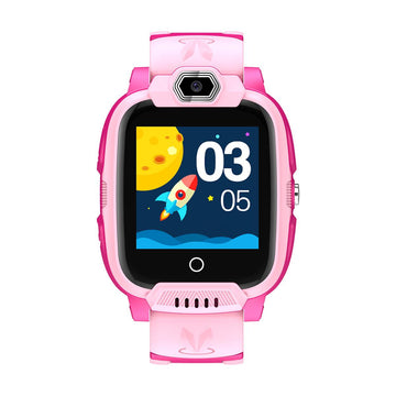 Montre enfant canyon jondy kw-44 4g caméra gps musique rose