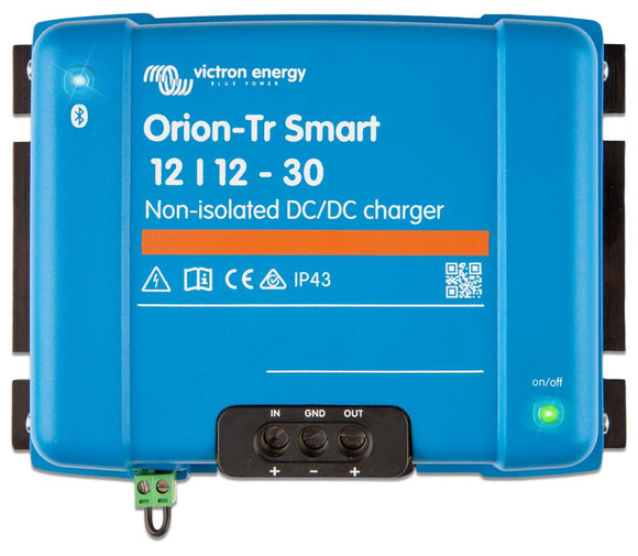 Chargeur de batterie non isolé victron energy orion-tr smart 12/12-30 a cc-cc