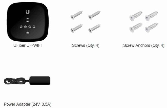Routeur sans fil Ubiquiti UF-WIFI Gigabit Ethernet Noir
