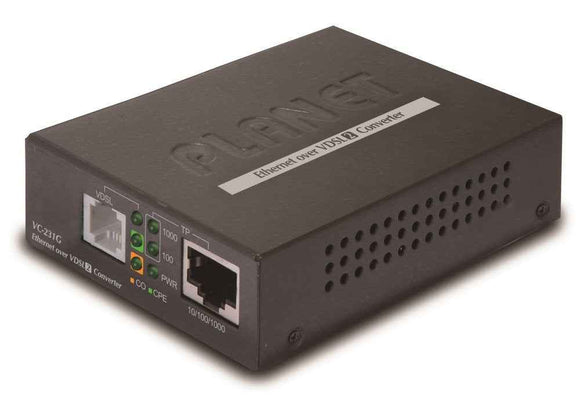 Pont/répéteur Planet VC-231G 1000 Mbit/s Pont réseau Noir