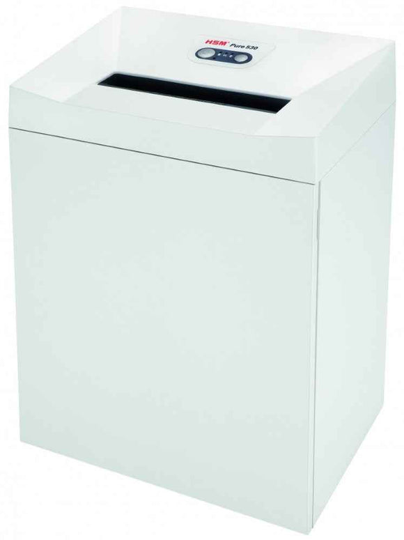 Destructeur de papier HSM Pure 530 Destruction par particules 55 dB 30 cm Blanc