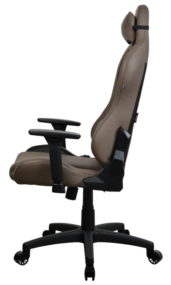 Matériau du cadre arozzi : métal ; empattement : nylon ; revêtement : polyuréthane souple  arozzi  chaise de jeu  torretta softpu  marron