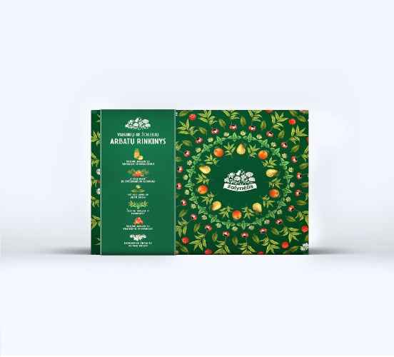 Coffret de tisanes aux fruits et aux herbes Žolynėlis 91 g (60 chacun)
