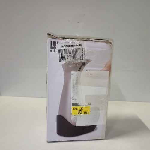 Retour client Ecost Distributeur automatique de savon liquide Umbra Otto Caddy 250 ml avec éponge