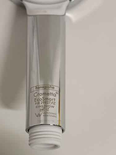 Retour client Ecost Pommeau de douche Hansgrohe Crometta