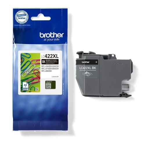 Cartouche d'encre Brother LC422XL (LC422XLBK), noire