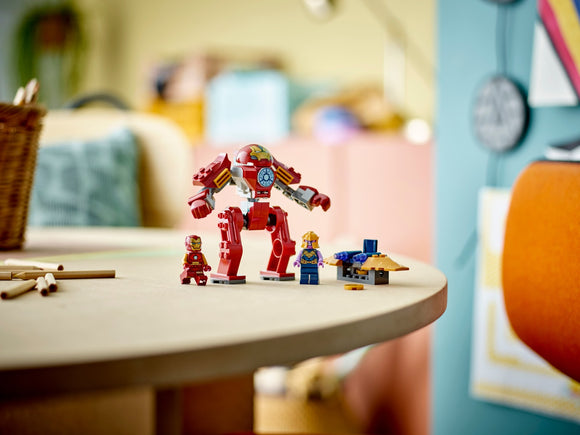 Klocki Super Heroes 76263 Hulkbuster Iron Mana contre Thanos