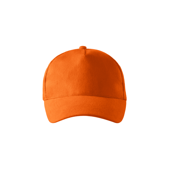Casquette avec visière MALFINI 5P 307 unisexe, orange 340 g/m²