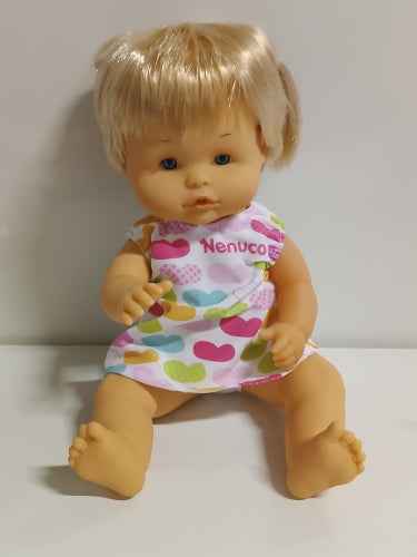 Ecost Customer Return Nenuco and Her Tricycle Baby Doll with Cute Dress, Pink Tricycle with Basket,