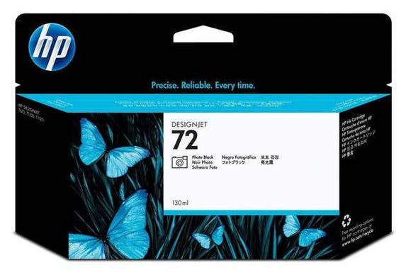 Cartouche d'encre UV HP 72 originale C9370A photo noir haute capacité 130 ml 1 paquet