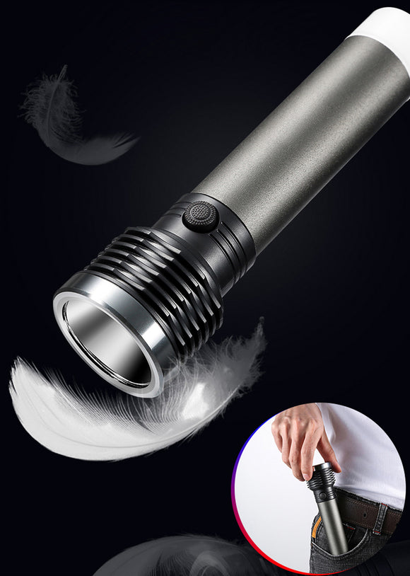 Lampe torche platinet 3w 1200mah grise 45772