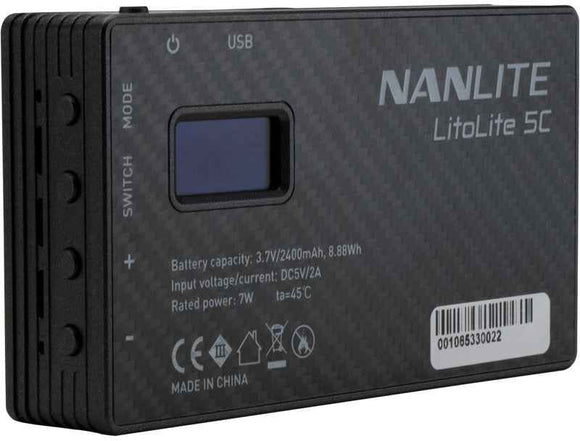 Lampe vidéo Nanlite LitoLite 5C
