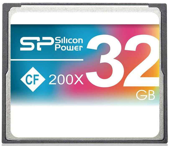 Carte mémoire Silicon Power CF 32 Go 200x