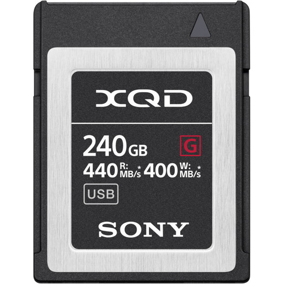 Carte mémoire Sony XQD G 240 Go R440/W400 Mo/s