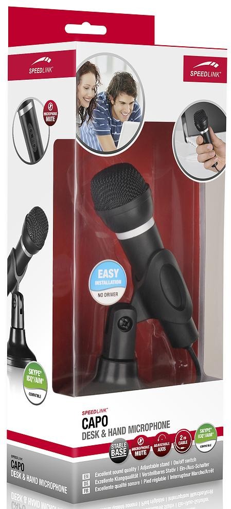 Capodastre pour microphone Speedlink (SL-8703-BK)