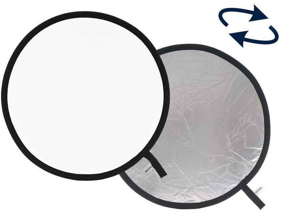 Manfrotto reflector 50cm, silver/white (LA-2031)