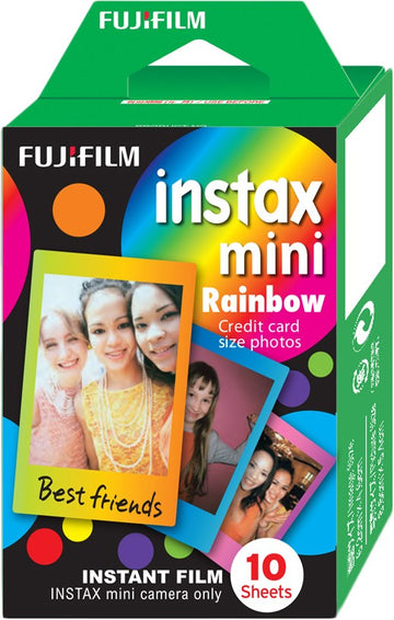 Fujifilm instax mini 1x10 arc-en-ciel