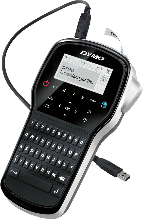 Imprimante d'étiquettes DYMO LabelManager 280 Transfert thermique D1 QWERTY