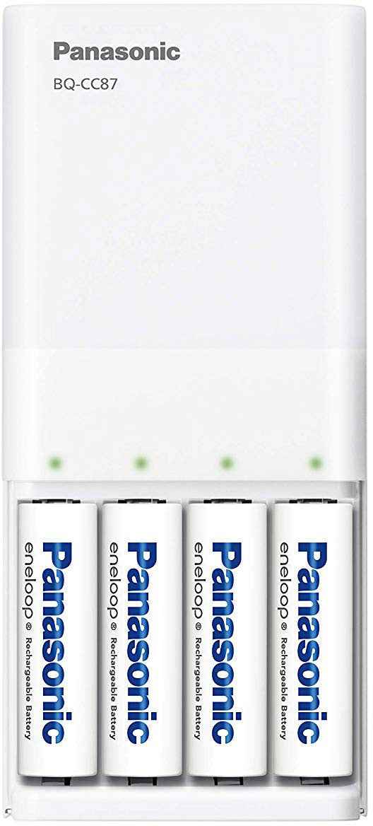 Chargeur Panasonic eneloop BQ-CC87USB + 4x1900