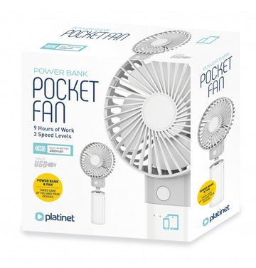 Ventilateur rechargeable Platinet 4000 mAh (45237)