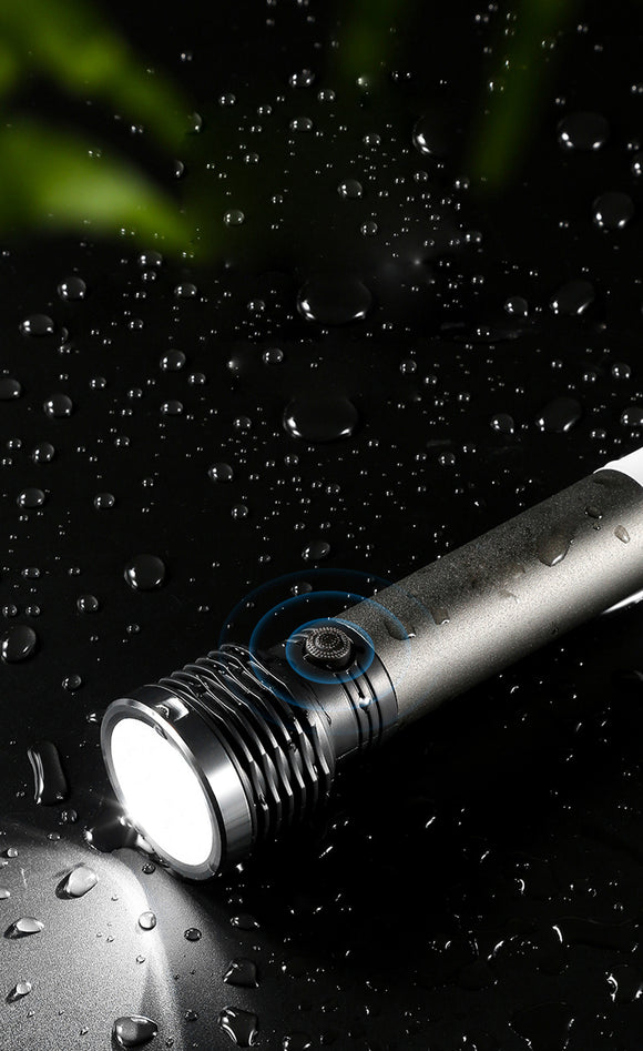 Lampe torche platinet 3w 1200mah grise 45772