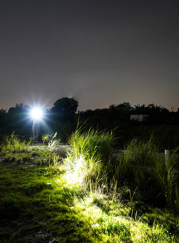 Lampe torche Platinet 3W 1200mAh, grise (45772)