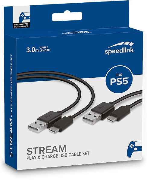 Câble Speedlink Stream PS5 (SL-460100-BK)