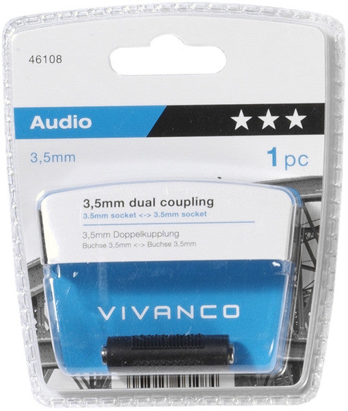 Vivanco audio adapter 3,5mm - 3.5mm (46108)