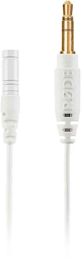 Microphone Lavalier Rode GO, blanc