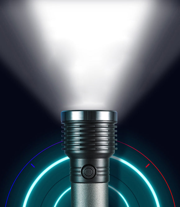 Lampe torche Platinet 3W 1200mAh, grise (45772)