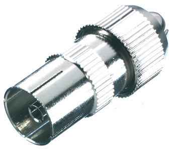 Connecteur coaxial Vivanco, métal (48012)