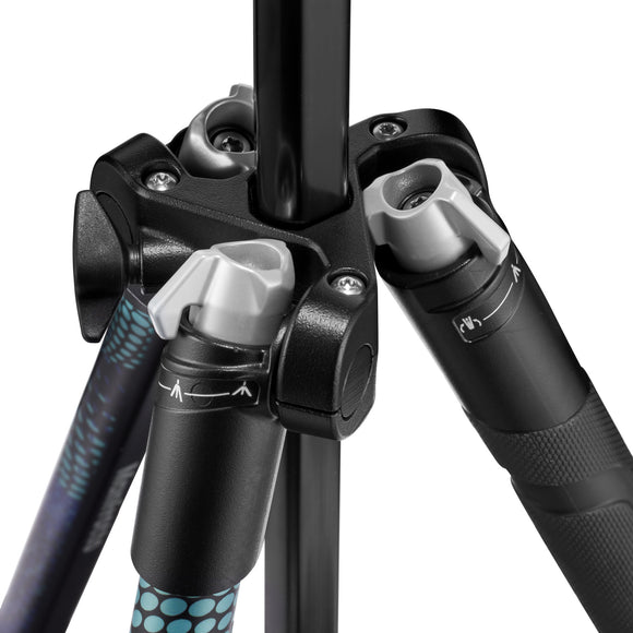 Kit trépied manfrotto element mii mkelmii4bl-bh bleu