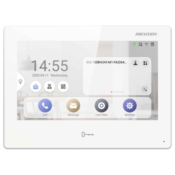 STATION INTERNE AVEC ANDROID 7 POUCES WIFI, « DS-KH9310-WTE1(B) » (timbre vert 0,8 lei)