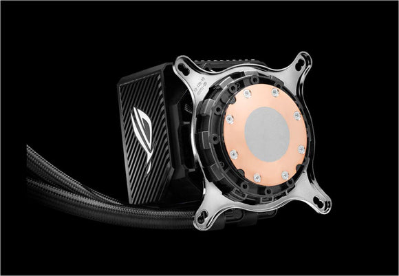 Refroidisseur asus  ryujin ii 240 argb  universel refroidissement liquide ventilateur 120 mm x 2 2 200 tr/min argb éclairé  ryujin ii 240 argb  timbre vert 200 lei