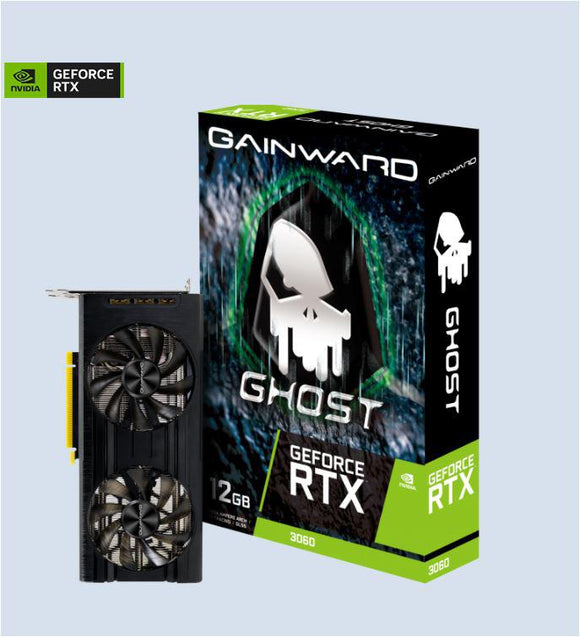 Carte graphique gainward geforce rtx 3060 ghost 12 go gddr6 192 bits 1 320/1 777 mhz triple dp 1.4a hdmi 2.1 - vente de produits reconditionnés p