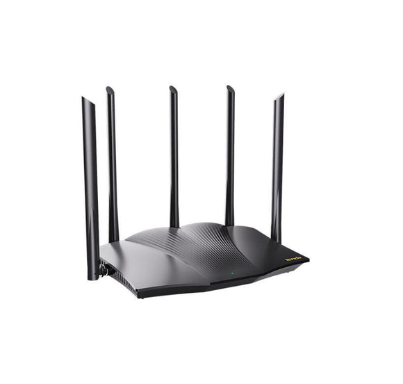 Routeur sans fil tenda ax3000 3 000 mbps 1 x wan gigabit 3 ports gigabit double bande 24 ghz/5 ghz 5 antennes externes wi-fi 6  rx12 pro  timbre vert 08 lei