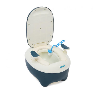 Pot avec poignées, bleu, U-Grow