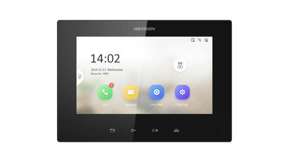 Moniteur d'interphone vidéo hikvision ds-kh6220-le1