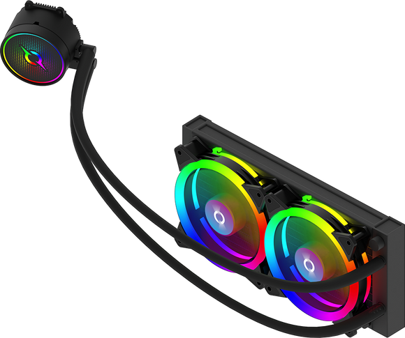 Refroidisseur de processeur aquarius 240 aio noir argb