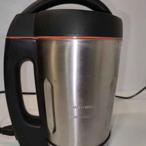 Retour client Ecost, cuiseur à soupe Domo DO498BL, métal inoxydable, 1,6 litre, noir