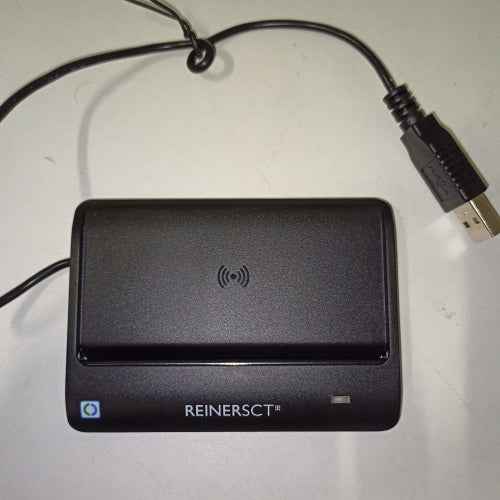 Retour client Ecost Reiner SCT cyberJack RFID Basis nPA Lecteur de carte à puce eID BSICertifié avec lo