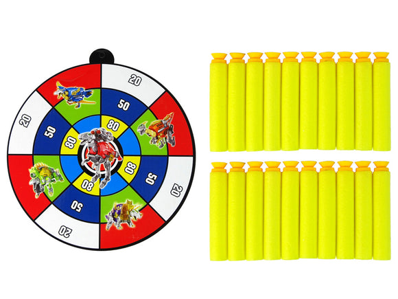 Fusil de chasse dinosaure 2 en 1 dinobots avec bouclier ptérosaure bleu