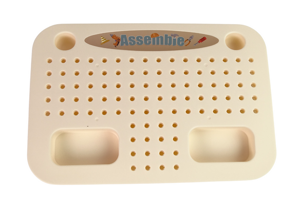 Ensemble de blocs de construction dans une boîte à outils + tournevis à piles boîte à outils de bricolage