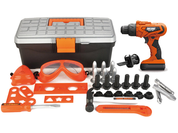 Kit de bricolage boîte à outils perceuse à batterie