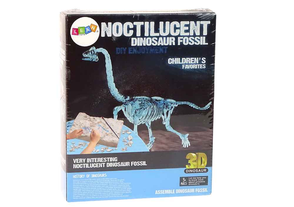 Kit de fouilles archéologiques Squelette de dinosaure Hologramme 3D Brachiosaure